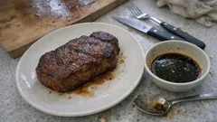 Marinade express pour steak : soja, balsamique et moutarde pour une viande bien juteuse