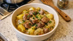 Veau mijoté aux pommes de terre fondantes : la recette cocotte qui réchauffe