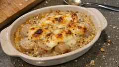 Boudin blanc gratiné au maroilles : un dîner fondant prêt en 20 minutes