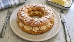 Paris-Brest maison : pâte à choux bien développée et mousseline pralinée, pas à pas