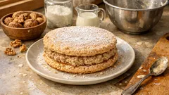 Succès aux noix à la mousse légère : l’entremets élégant à préparer la veille
