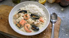 Blanquette de la mer : poisson et fruits de mer dans une sauce blanche bien onctueuse