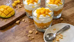 Verrines mascarpone-mangue sans cuisson : un dessert frais, chic et très simple à réussir