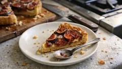 Tarte aux figues et crème d’amande : une pâte sablée qui reste bien croustillante