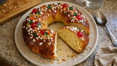 Brioche des rois au Thermomix : une couronne moelleuse parfumée à la fleur d’oranger