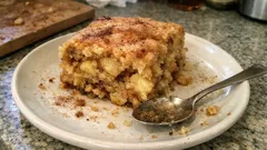 Pouding aux pommes à l’ancienne : moelleux, épicé, prêt en un seul saladier