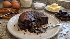 Gâteau au chocolat moelleux et fondant : le bon timing de cuisson pour un cœur coulant
