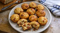 Petites bouchées au chorizo et gruyère : moelleuses, prêtes en 15 minutes